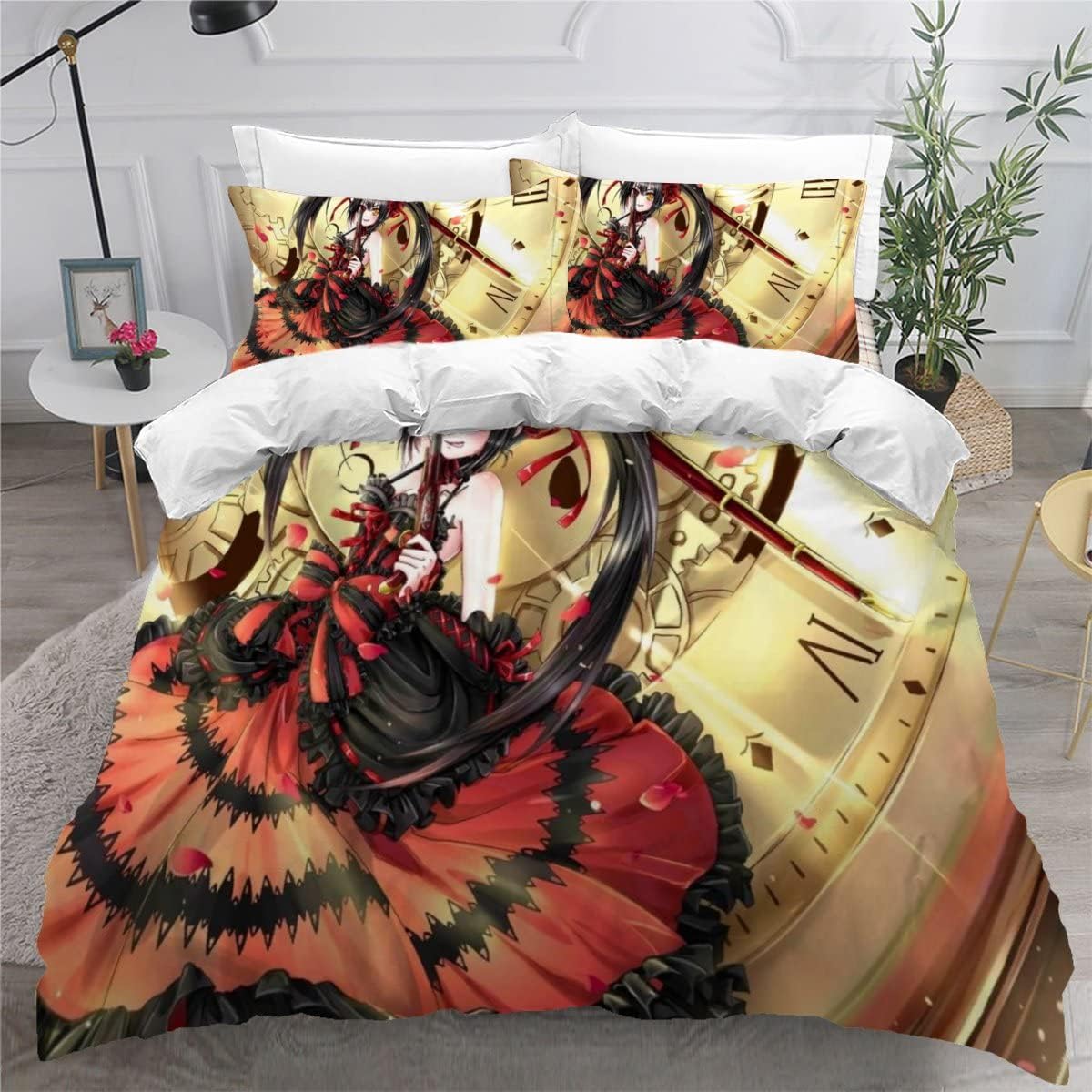 Duvet Cover Sets With Zipper - Duvet Cover 3D Cartoon Bedding Set