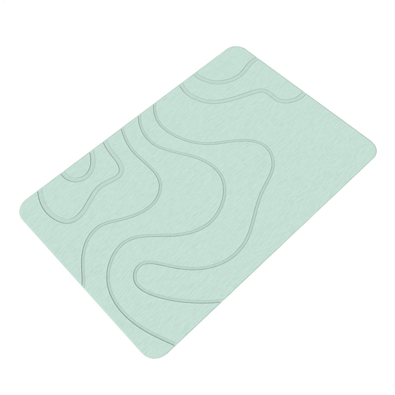 Quick Dry Diatomite Bath Mat - Absorbent Stone Bath Mat Fast Dry