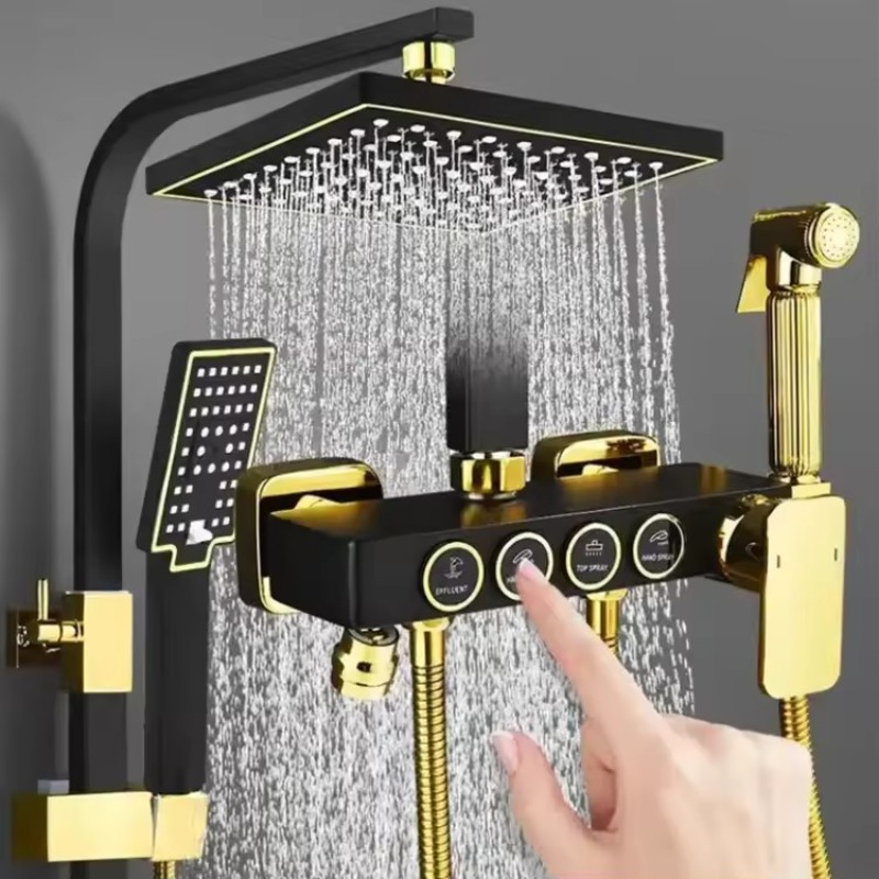 High Pressure Shower Head Handheld - High Pressure Stainless Steel Rain Shower