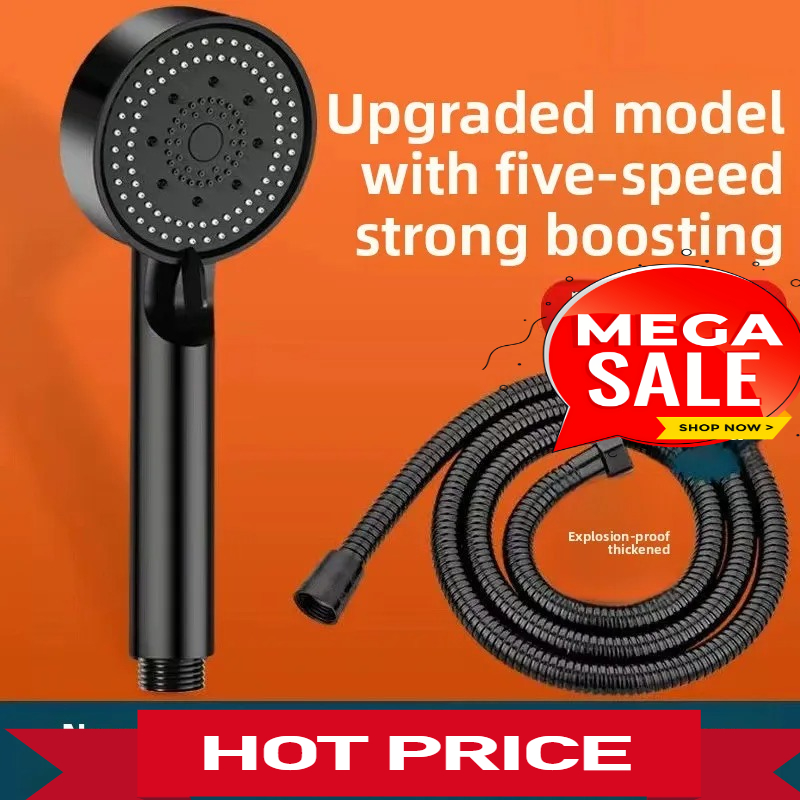High Pressure Shower Head Handheld - High-Pressure Handheld Shower Head with Stand