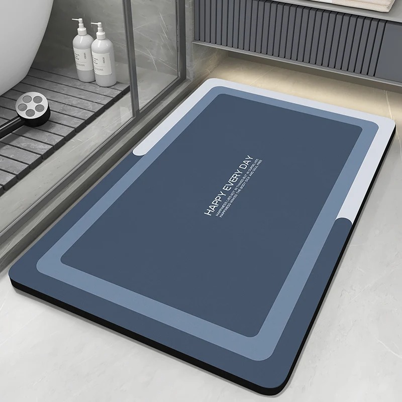 Quick Dry Diatomite Bath Mat - Diatomite Bath Mats Bathroom Absorbent Anti
