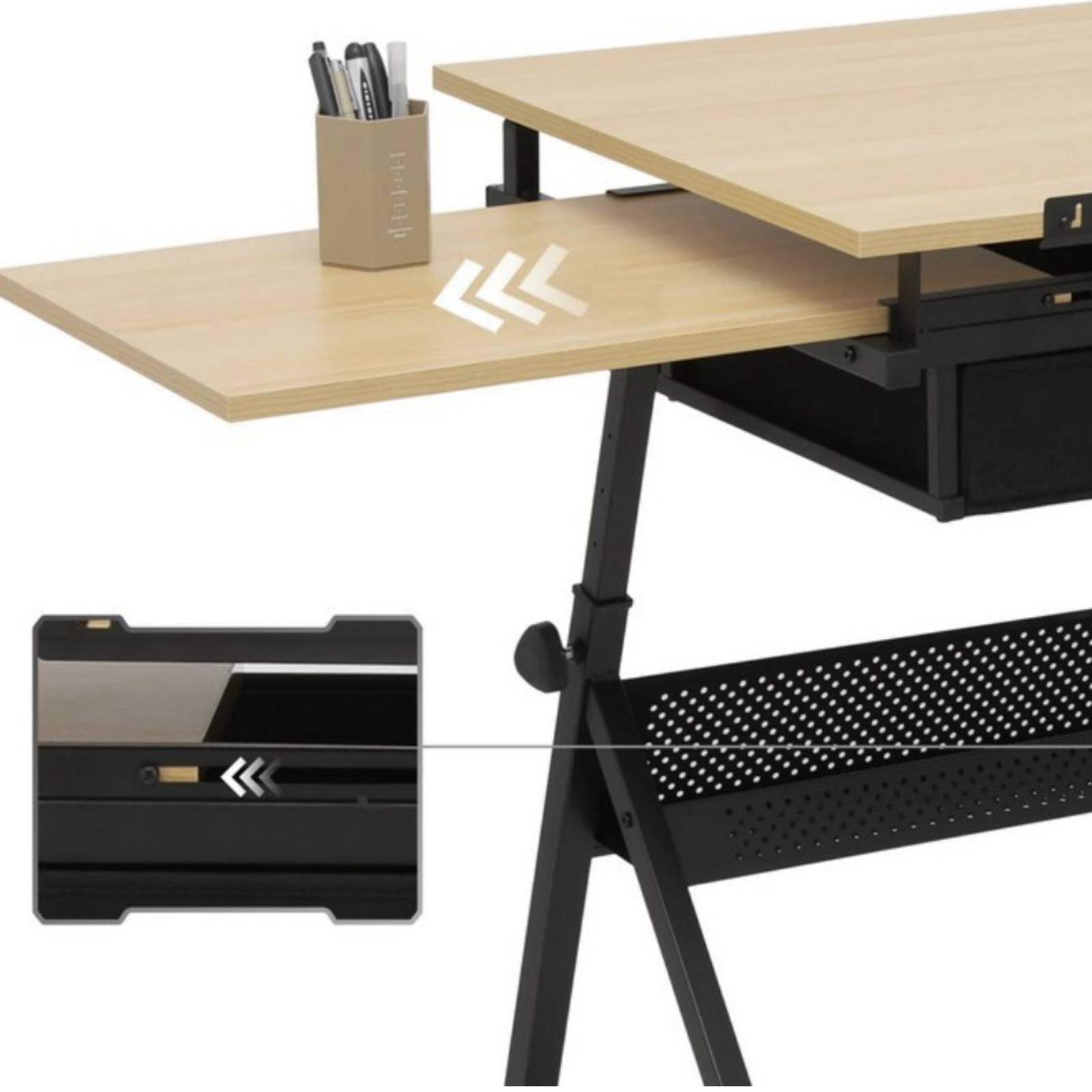 Storage & Organization - Drafting Table Versatile Drafting Table with