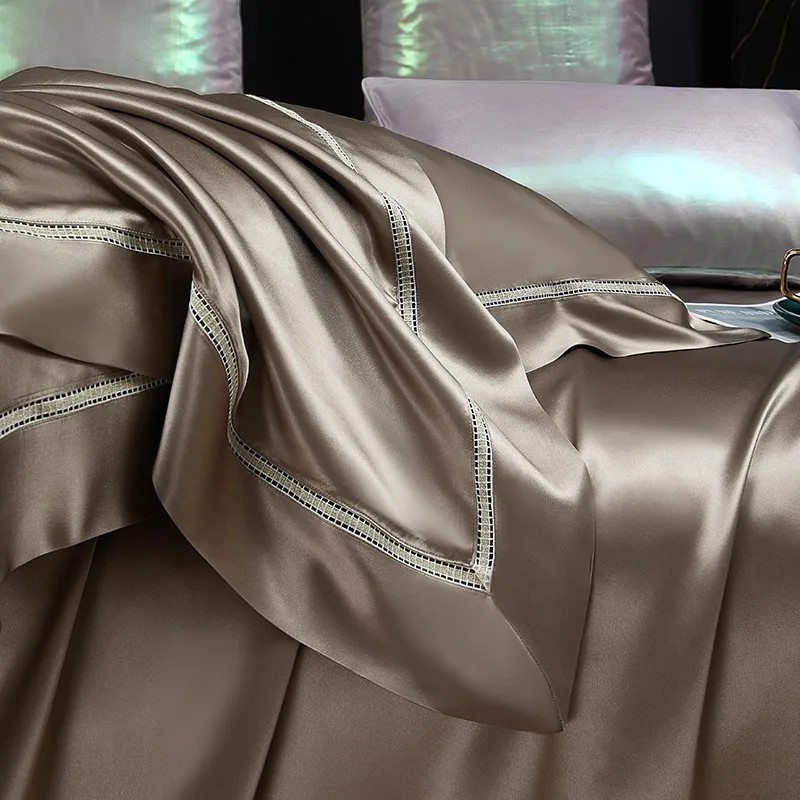 Mulberry Silk Premium 4Pcs Duv - Duvet Cover Sets With Zipper review and price