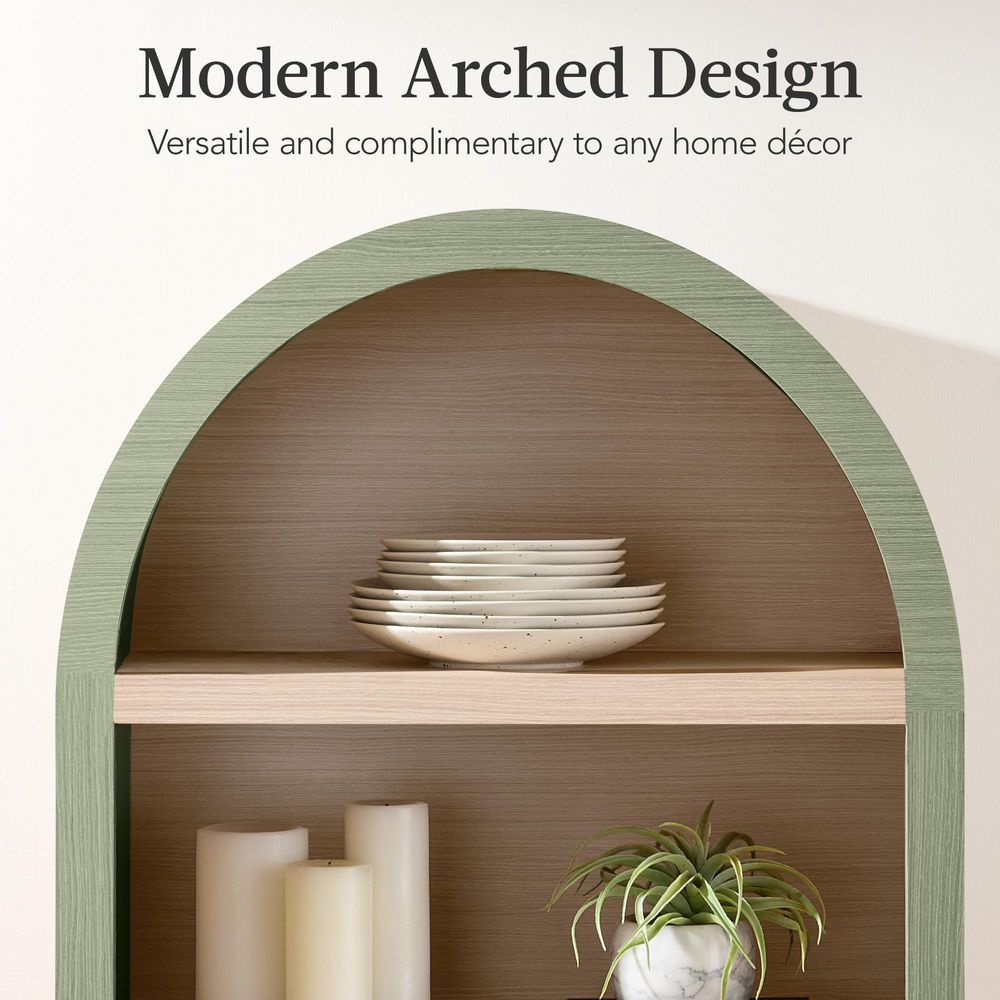 71 Tall Arched Kitchen Pantry, - Kitchen review and price