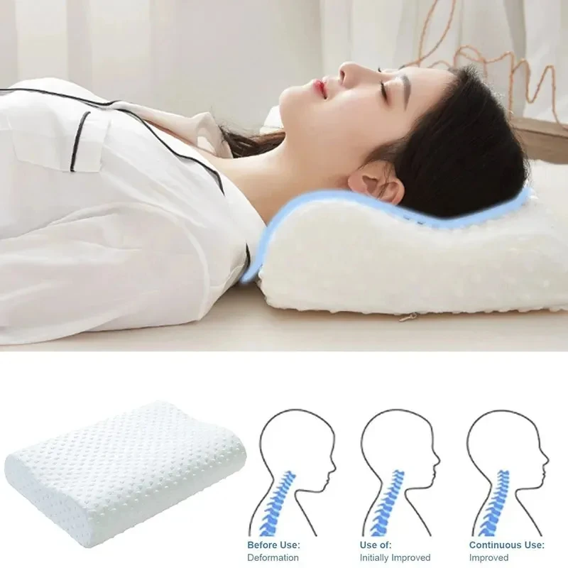 Memory Cotton Pillow for Sleep - Memory Foam Orthopedic Pillow Neck Pain review and price