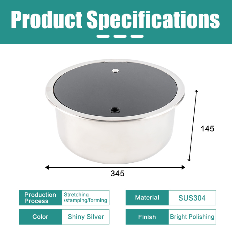 Stainless Steel Round Single B - Kitchen review and price