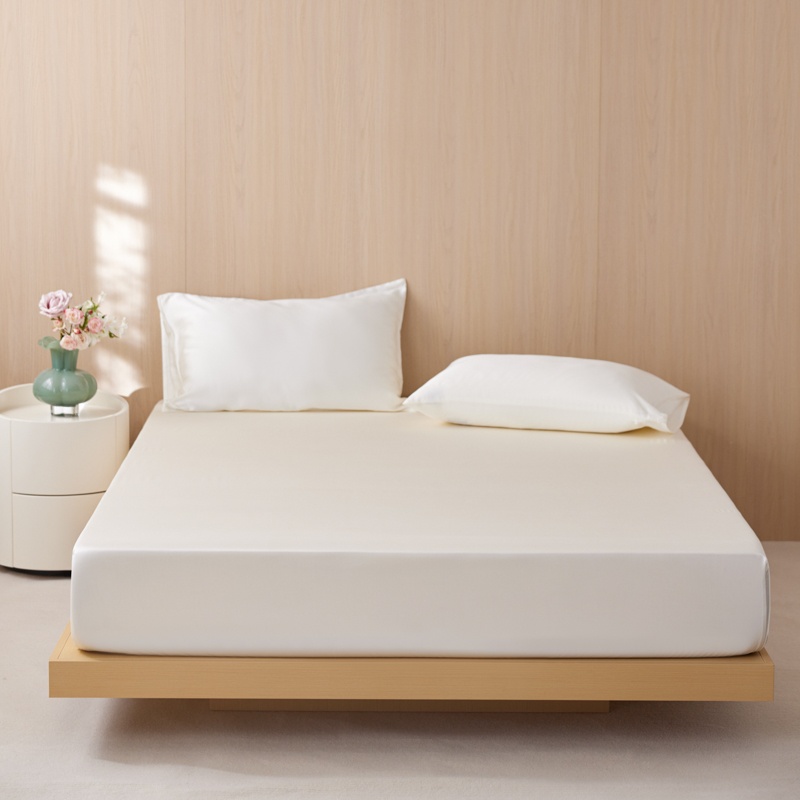 1pc Bed Fitted Sheet Luxury Si - Fitted Bed Sheets Deep Pocket review and price