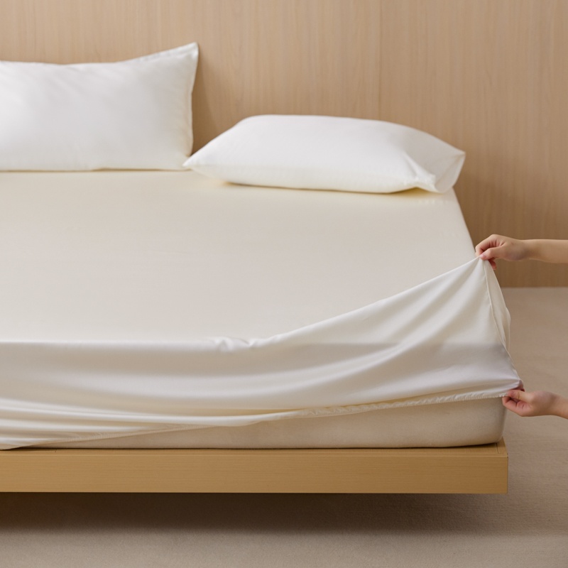 1pc Bed Fitted Sheet Luxury Si - Fitted Bed Sheets Deep Pocket review and price