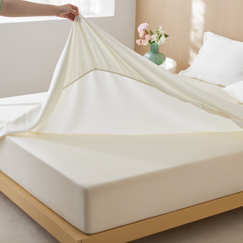 1pc Bed Fitted Sheet Luxury Si - Fitted Bed Sheets Deep Pocket review and price
