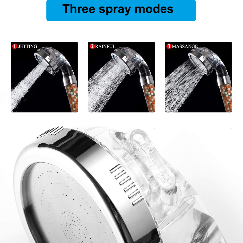 Bathroom Shower Head 3 Modes A - High Pressure Shower Head Handheld review and price