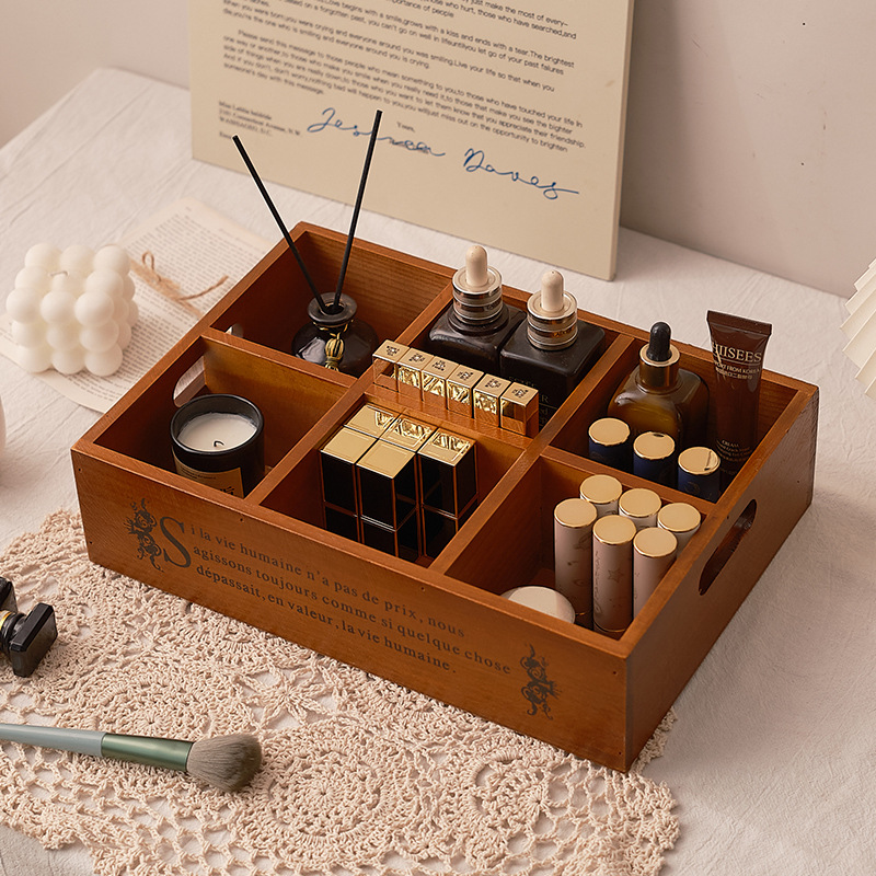 Zakka retro wooden portable si - Storage & Organization review and price