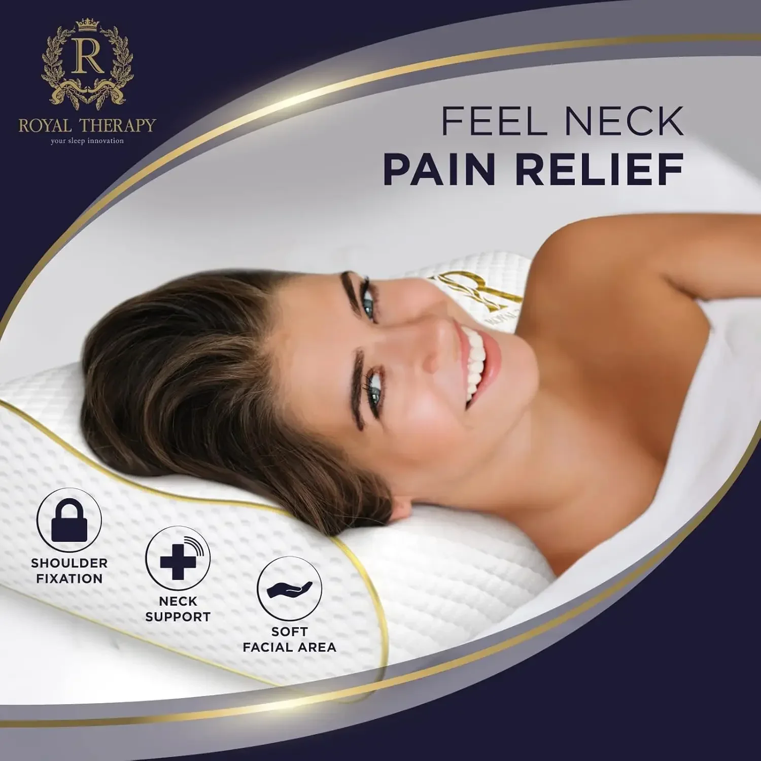 2-Pack Queen Memory Foam Pillo - Memory Foam Orthopedic Pillow Neck Pain review and price