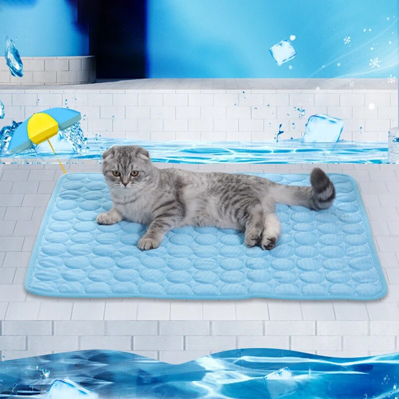 Pet Ice Mats Summer Cat Dog So - Cooling Blanket Hot Sleepers review and price