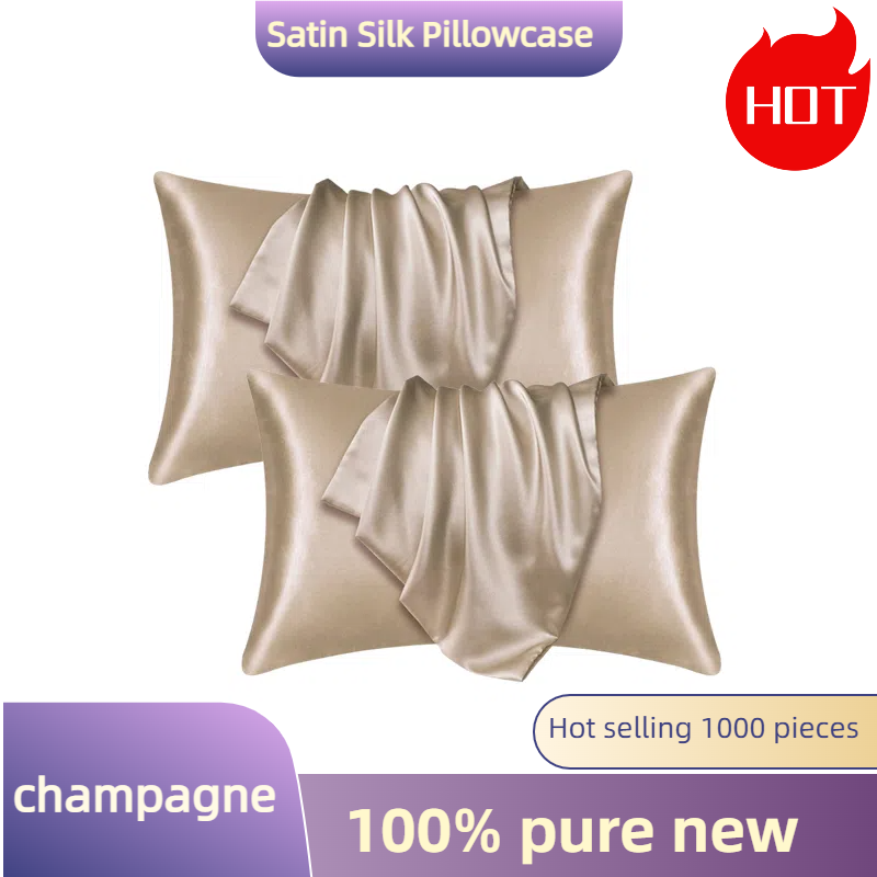1/2pcs Satin Silk Pillowcase f - Satin Silk Pillowcase Hair Skin review and price