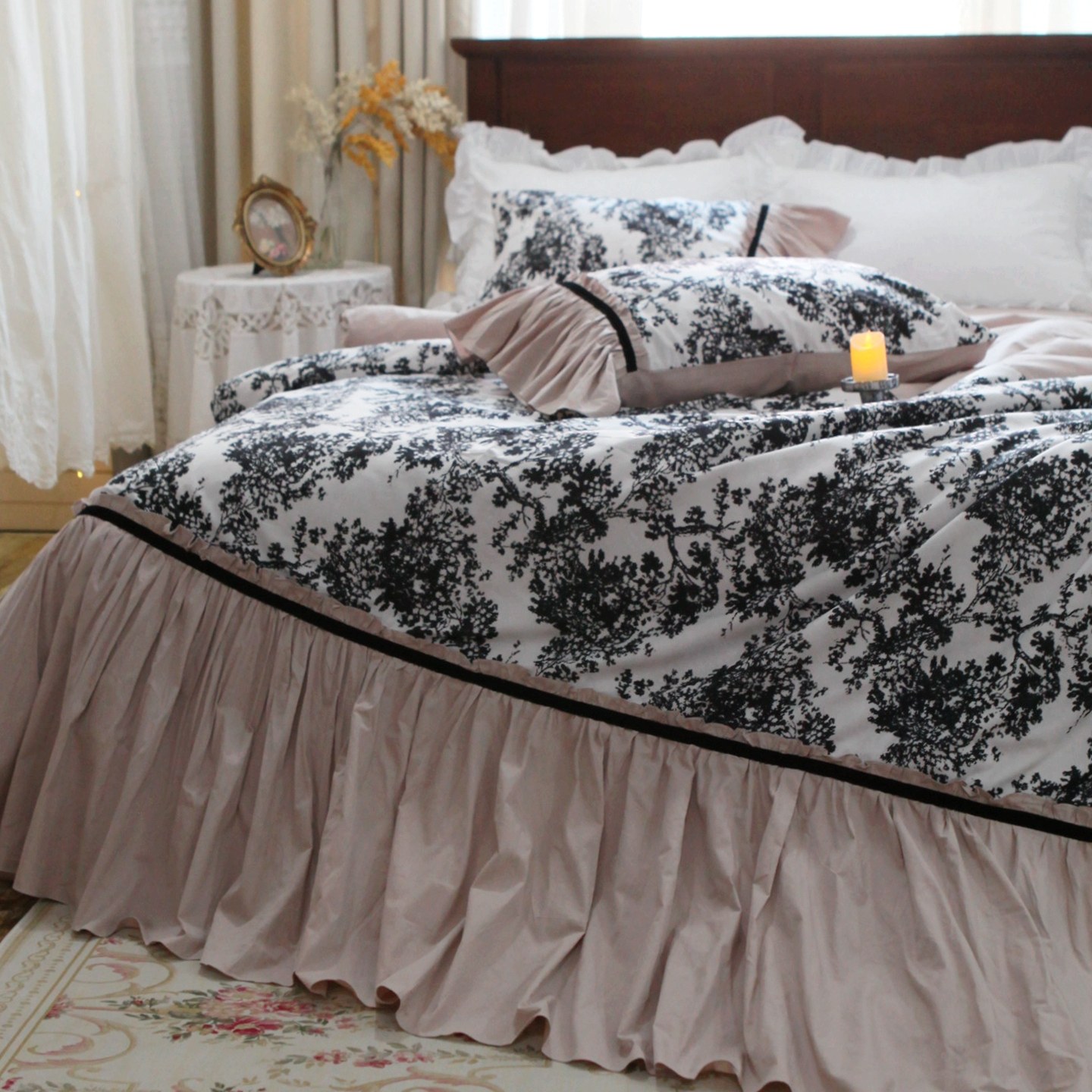Christy French Style Princess  - Aesthetic Floral Duvet Cover review and price