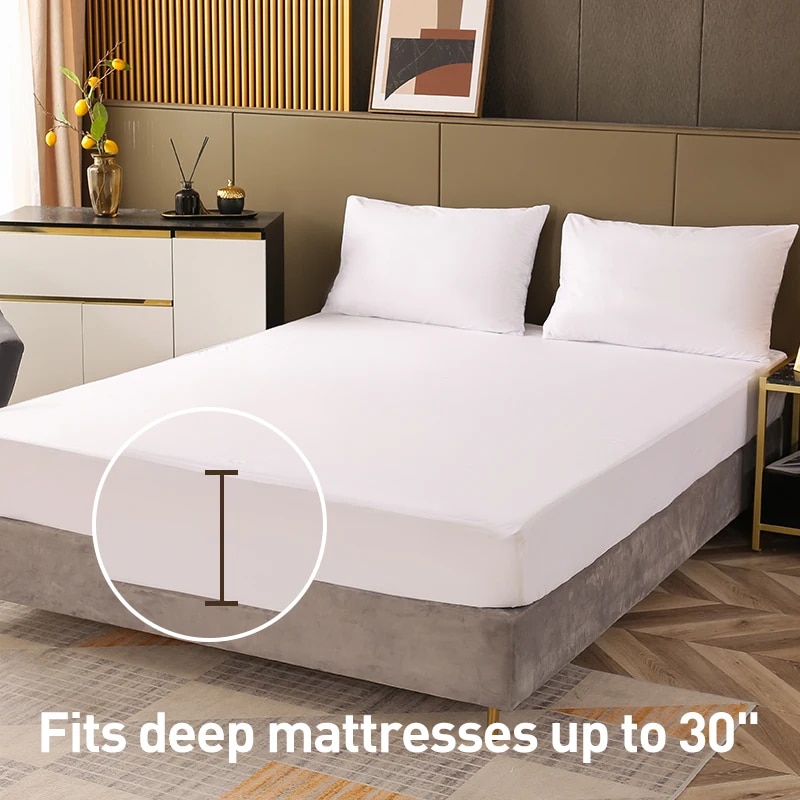 Waterproof Mattress Protector, - Waterproof Mattress Protector Breathable review and price