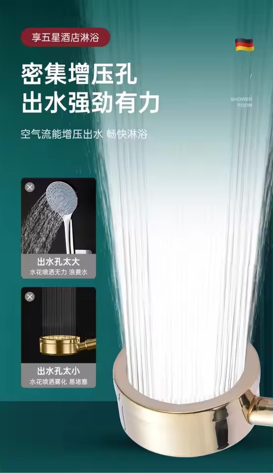 Silver 304 Stainless Steel Mas - High Pressure Shower Head Handheld review and price