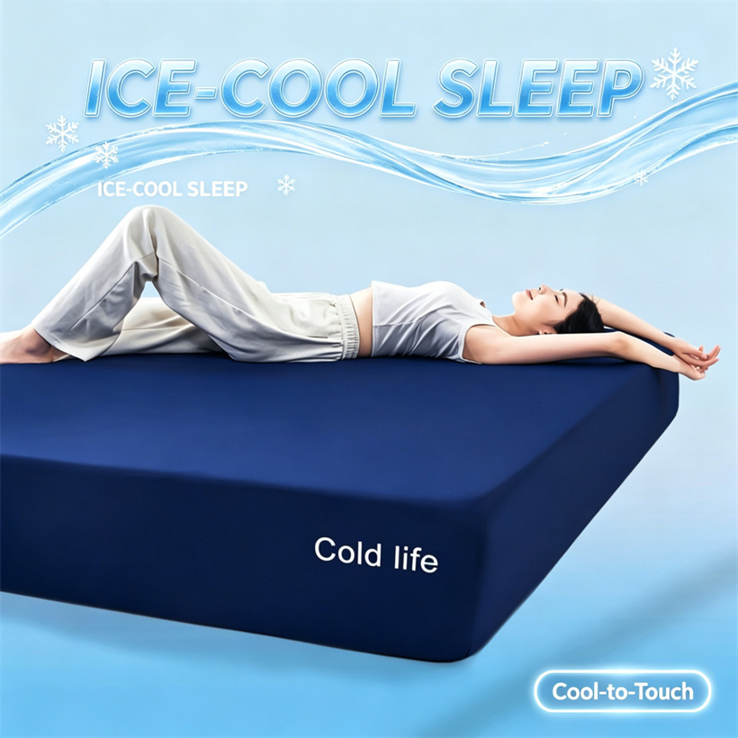 Cooling Bed Fitted Sheet Ice‑C - Fitted Bed Sheets Deep Pocket review and price