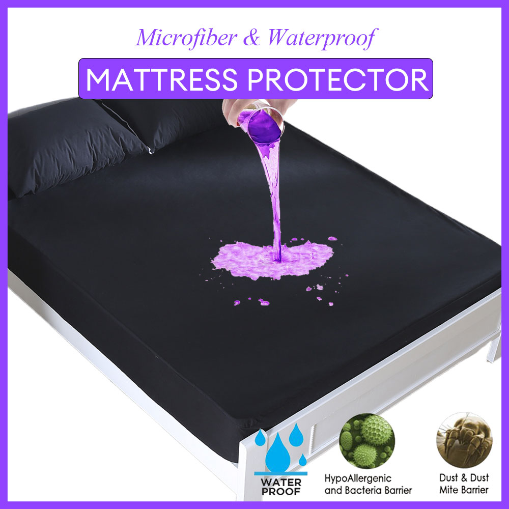 Solid Mattress Protector Water - Waterproof Mattress Protector Breathable review and price