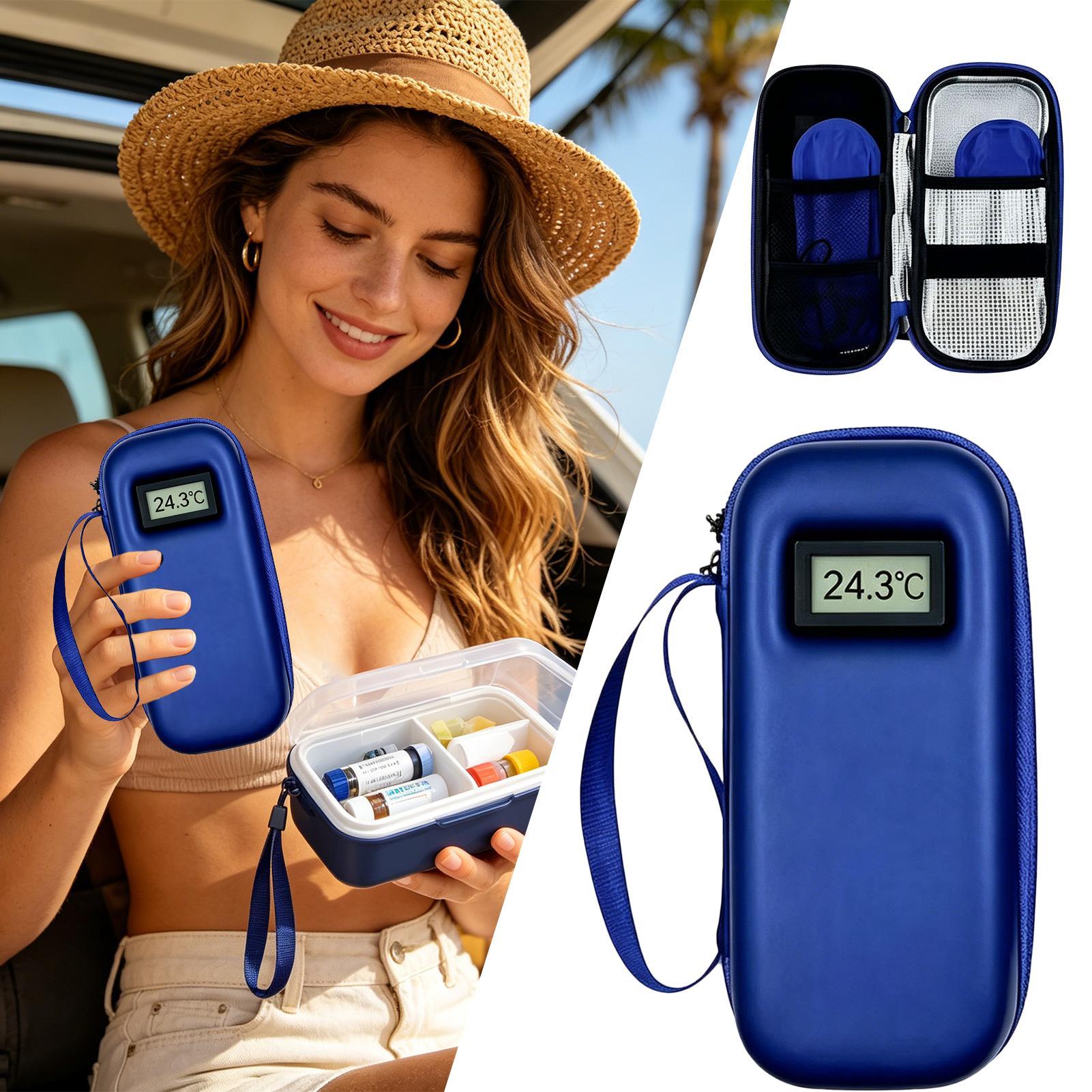 Cooler Travel Case With Temp D - Storage & Organization review and price