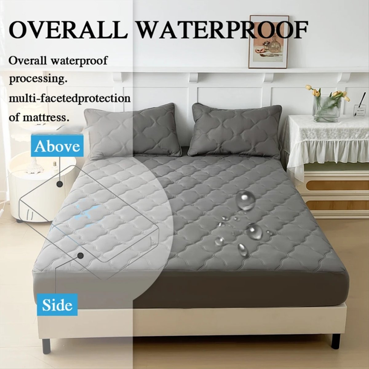 Learned- Waterproof Fitted Bed - Waterproof Mattress Protector Breathable review and price