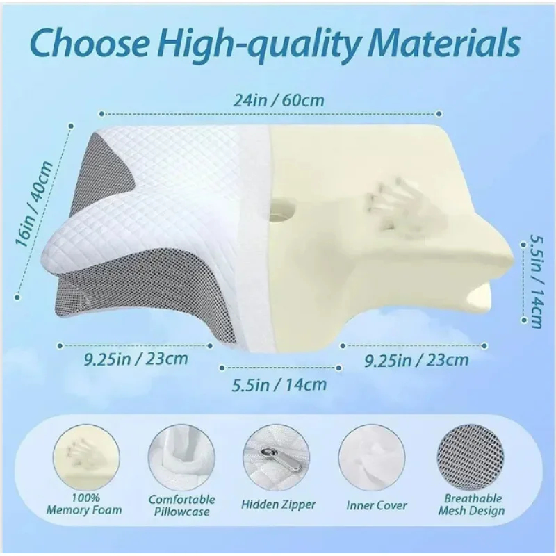 Neck Pain Relief Memory Foam C - Memory Foam Orthopedic Pillow Neck Pain review and price
