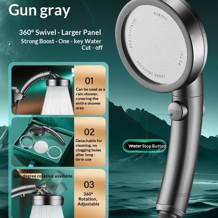 Adjustable Elbow Handheld Show - High Pressure Shower Head Handheld review and price