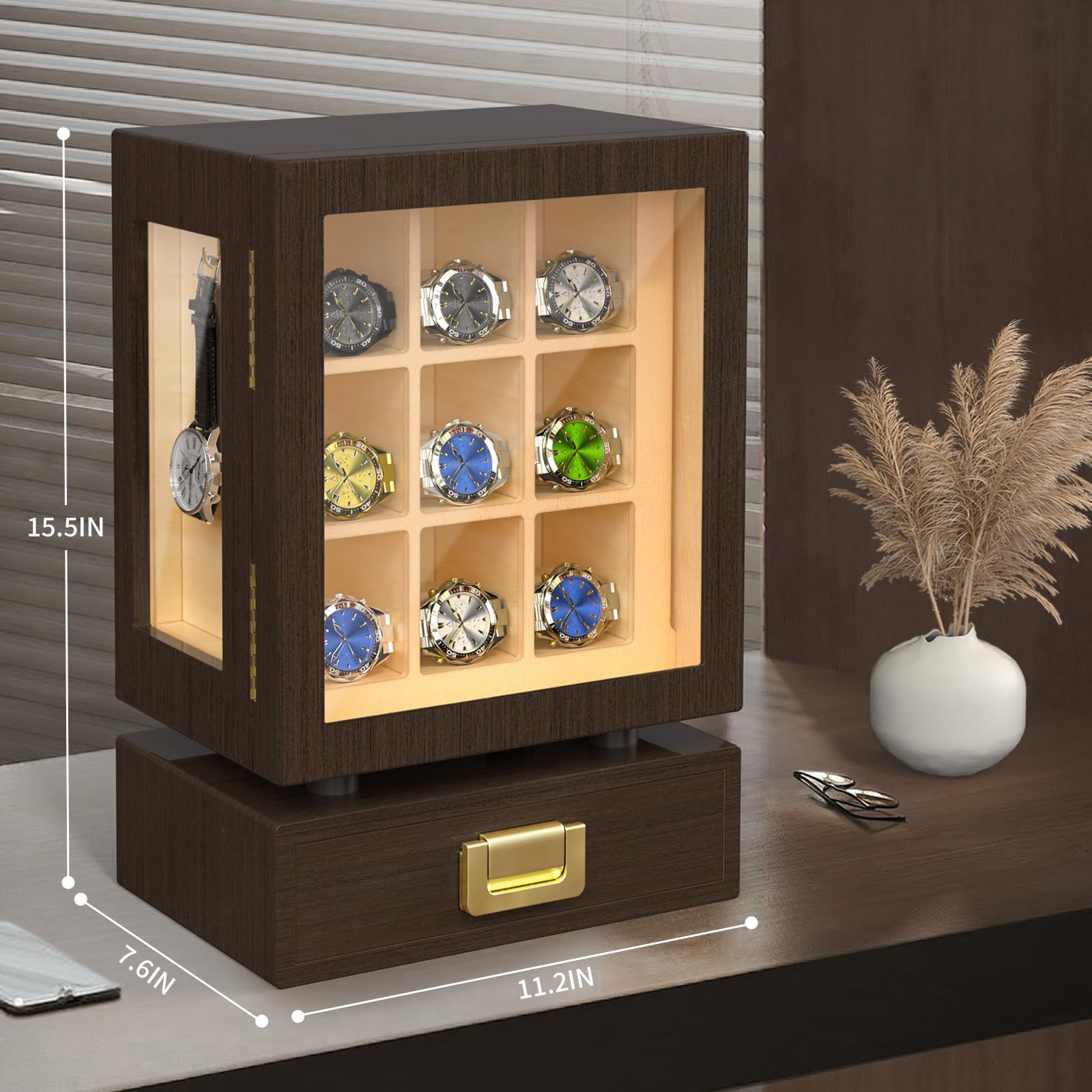 Custom Rectangle Wooden Watch  - Storage & Organization review and price