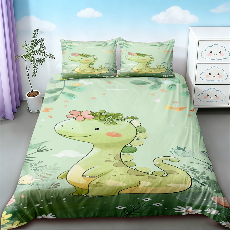 Duvet Cover Cute Dinosaur King - Bedding review and price