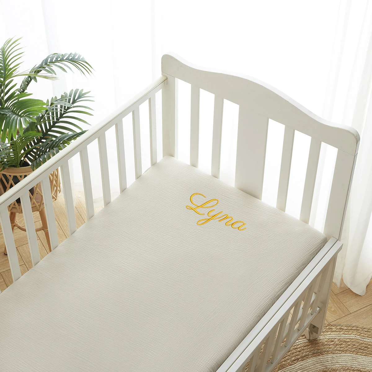 Personalized Name Embroidered  - Muslin Cotton Bedspread review and price