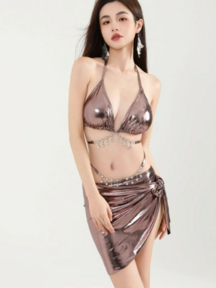 Women Sexy Tie Bikini Set Y2k  - Bath review and price