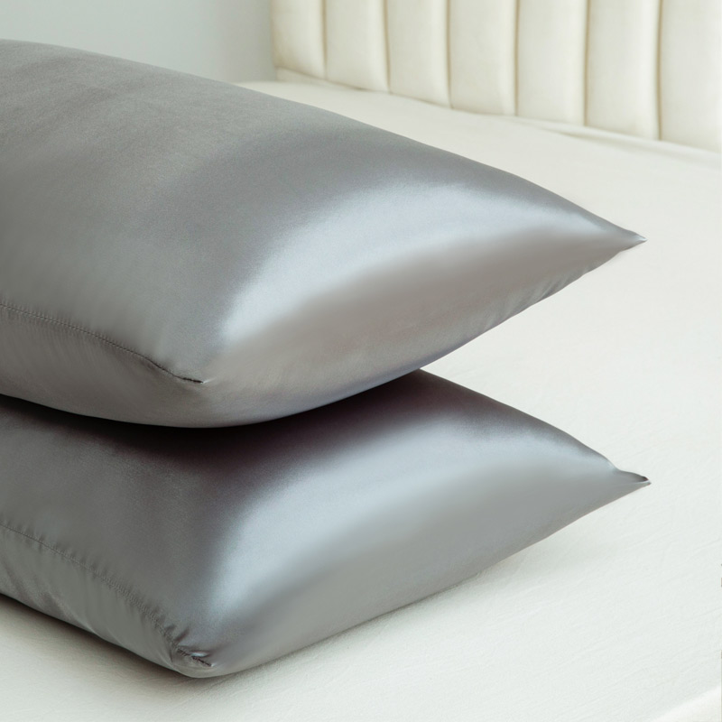 Solid Color Satin Pillowcase f - Satin Silk Pillowcase Hair Skin review and price