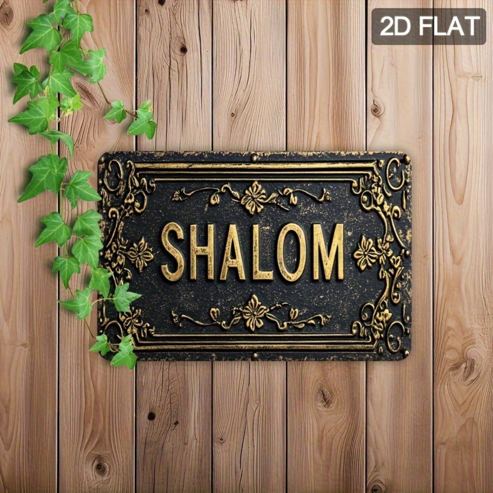 CIFBUY Shalom Black Gold Flora - Home Decor review and price