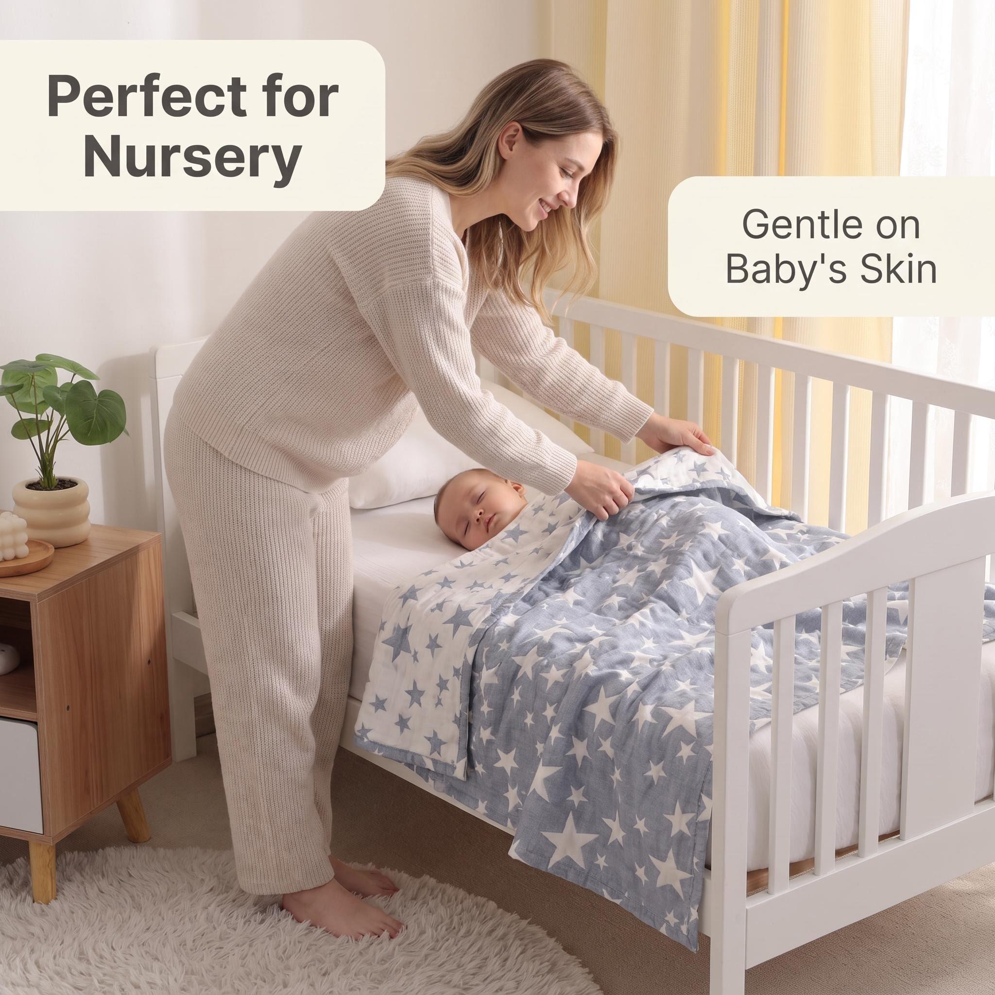 3-Layer Cotton Muslin Throw Bl - Muslin Cotton Bedspread review and price