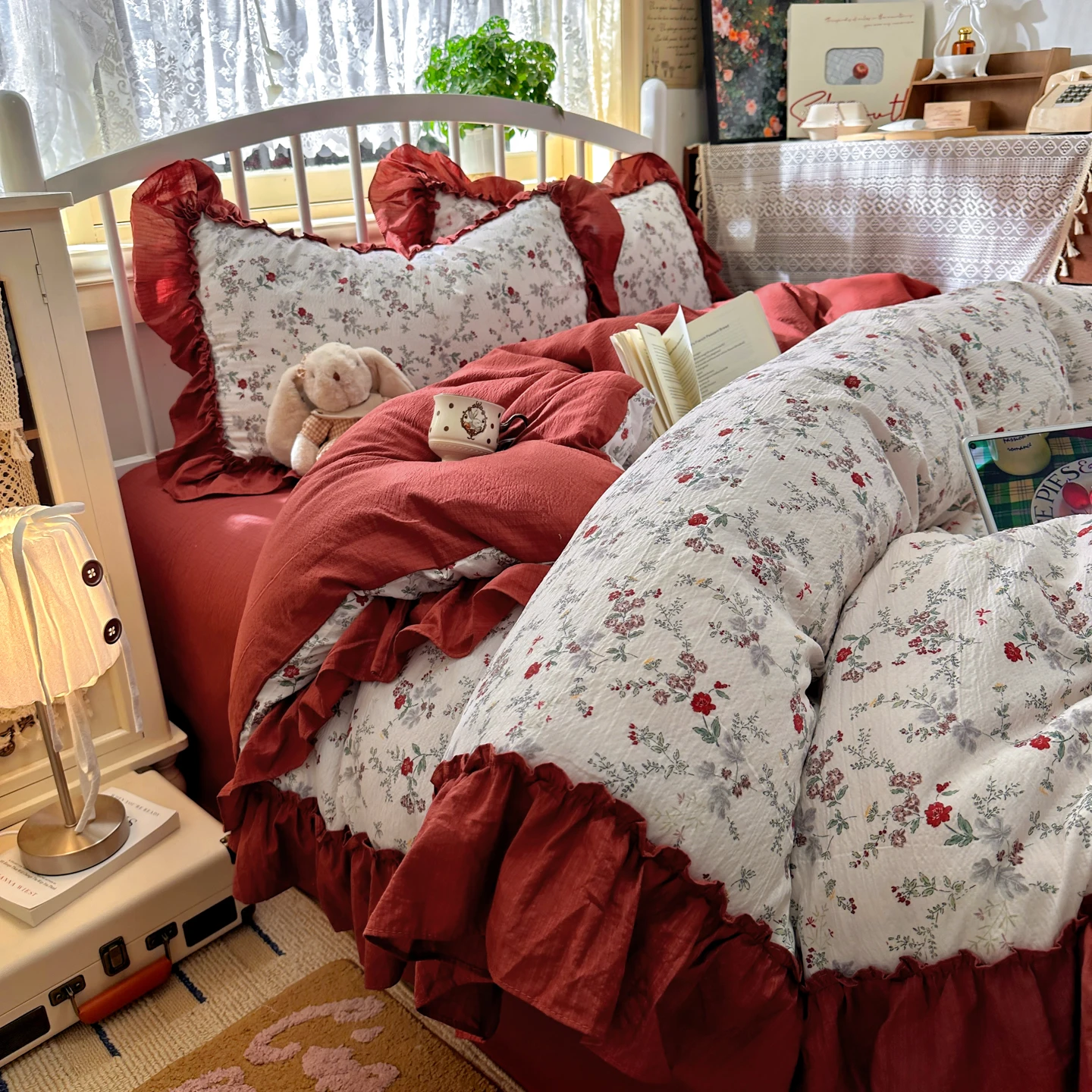 French Vintage Aesthetic Beddi - Aesthetic Floral Duvet Cover review and price