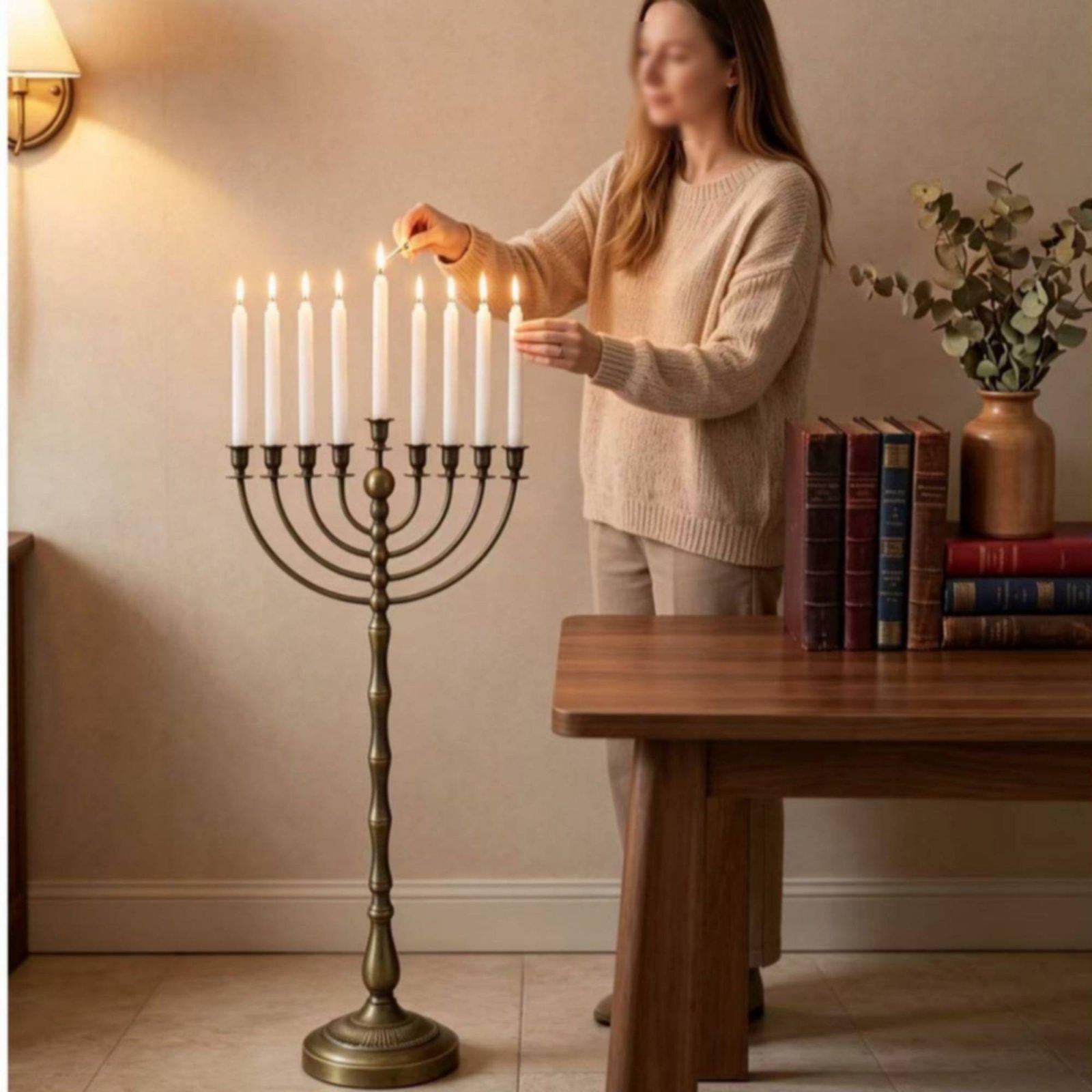 Antique Bronze Menorah Stand M - Home Decor review and price