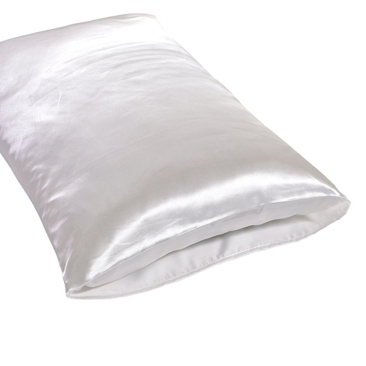 1 Pair Silky Silk Pillow Cover - Satin Silk Pillowcase Hair Skin review and price