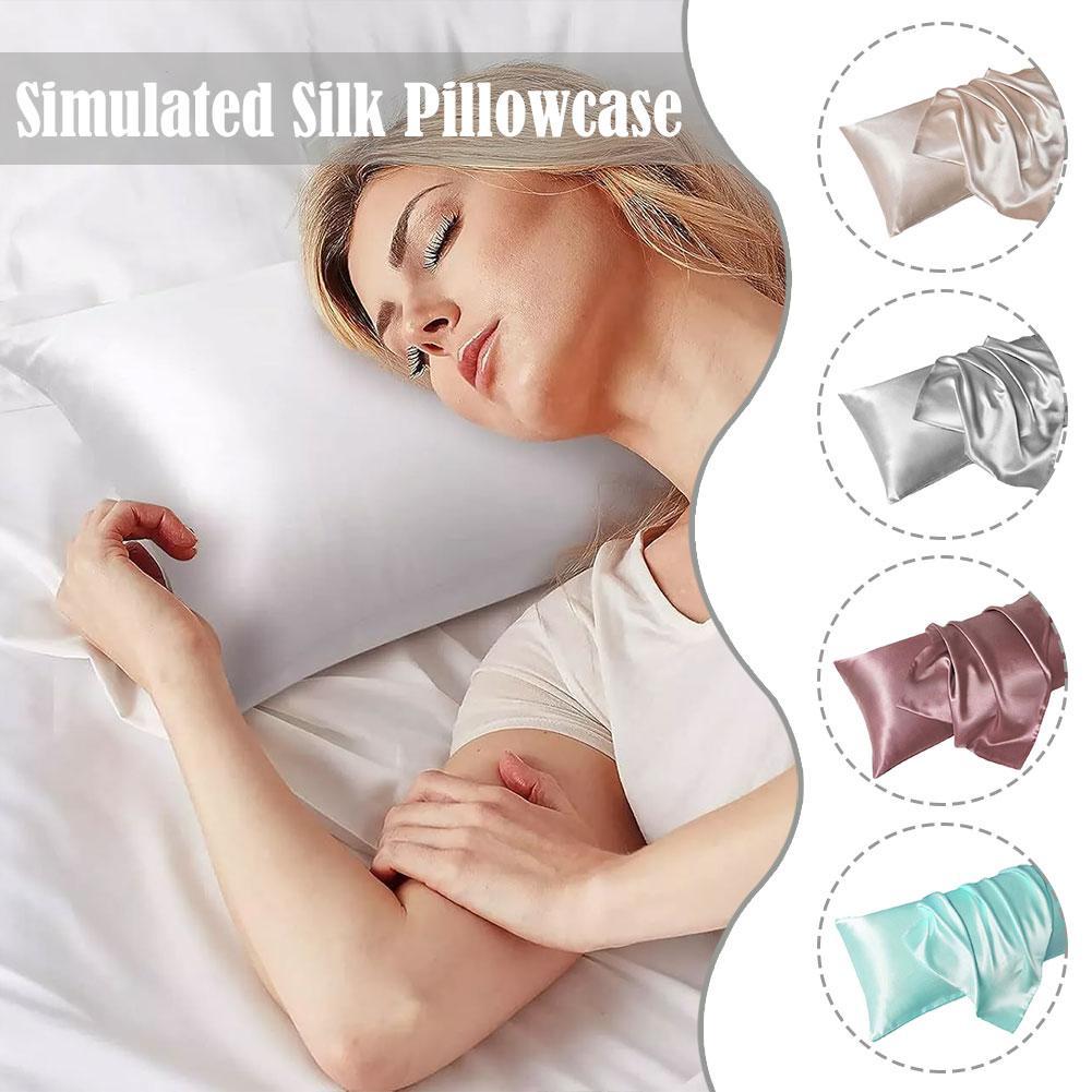 Luxury Satin Pillow Case For H - Satin Silk Pillowcase Hair Skin review and price
