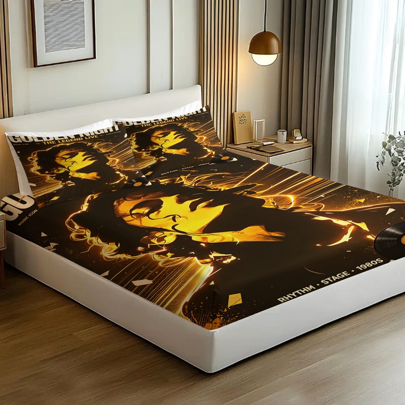Pop Icon Michael Jackson Fitte - Fitted Bed Sheets Deep Pocket review and price