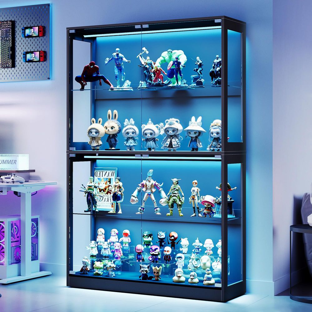 Cabinet with LED Light Strips, - Lighting review and price