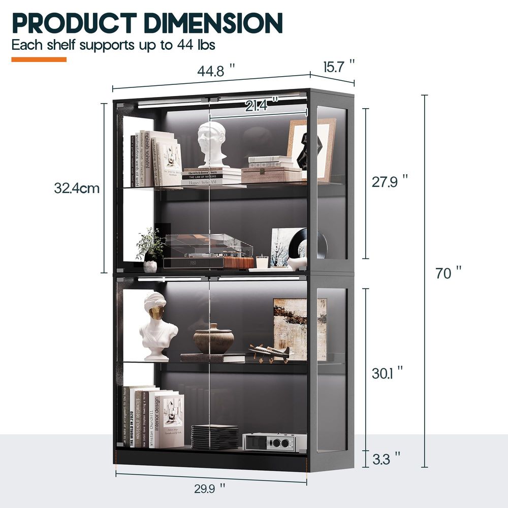 Cabinet with LED Light Strips, - Lighting review and price