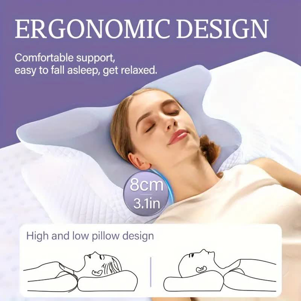 Memory Foam Pillows Butterfly  - Memory Foam Orthopedic Pillow Neck Pain review and price