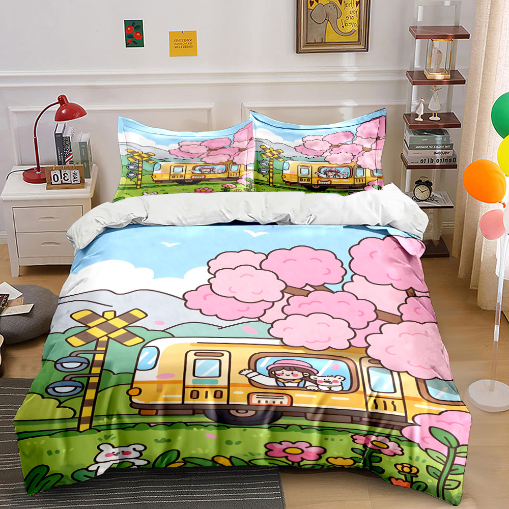 Blooming Cherry Blossoms and Y - Duvet Cover Sets With Zipper review and price