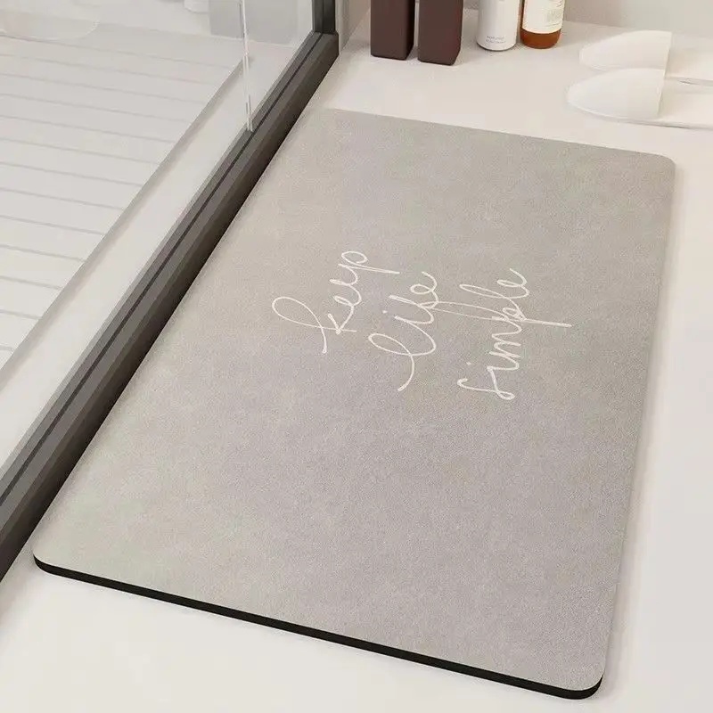 Minimalist Diatomite Bath Mat  - Quick Dry Diatomite Bath Mat review and price