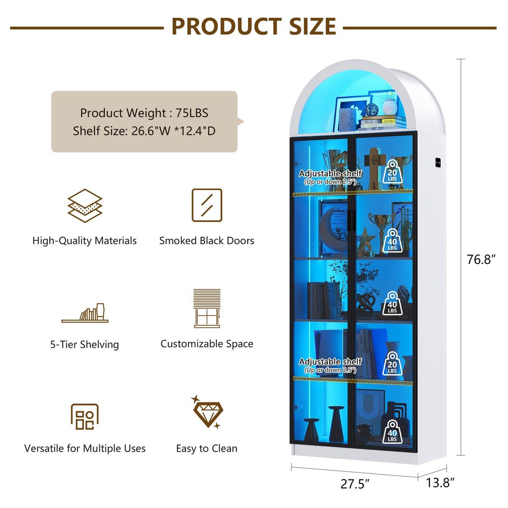 Display Cabinet with Doors and - Lighting review and price