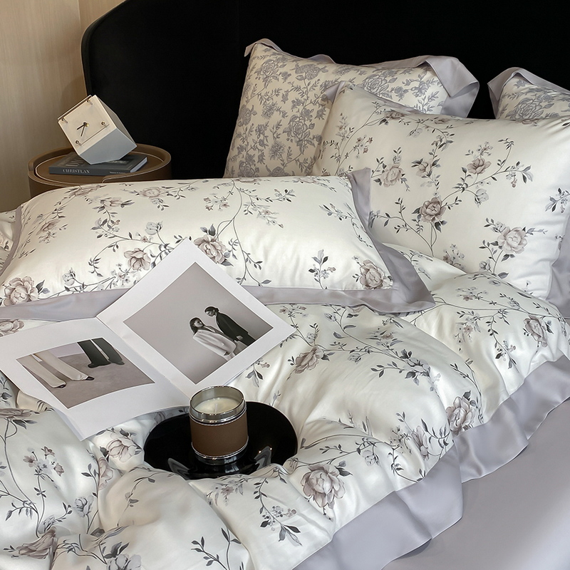 Luxury Digital Printing Flower - Aesthetic Floral Duvet Cover review and price