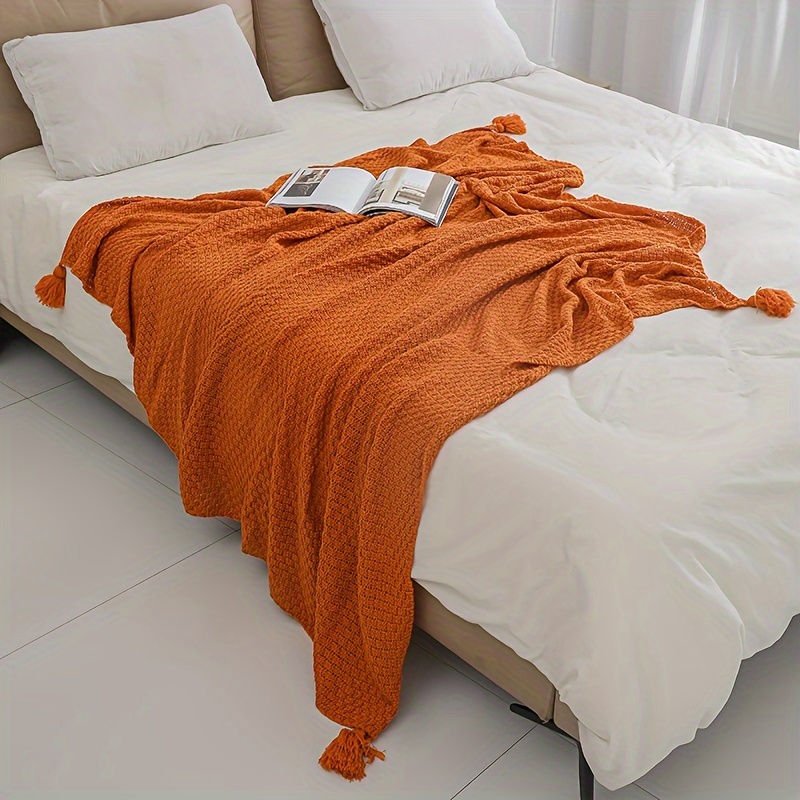 Boho Knitted Throw Blanket Dec - Boho Throw Blanket Fringe review and price