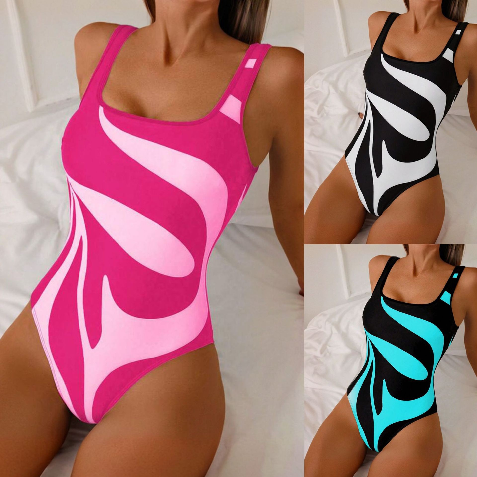 Woman Tankini Abstract Print B - Bath review and price