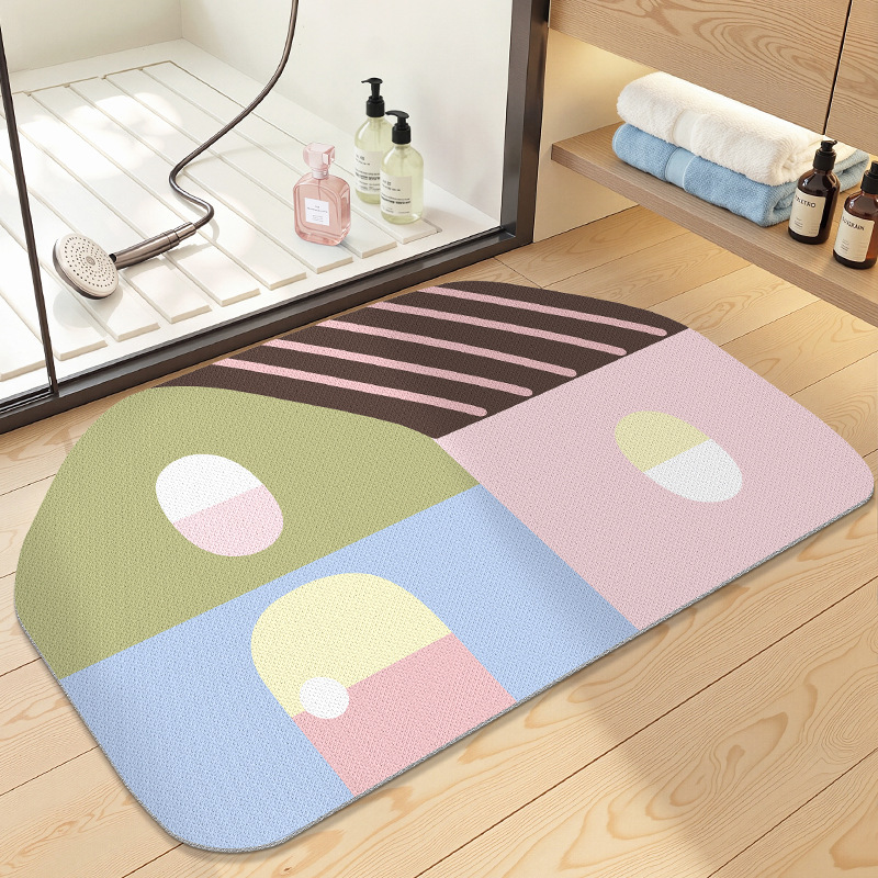 House Shape Soft Diatomite Bat - Quick Dry Diatomite Bath Mat review and price