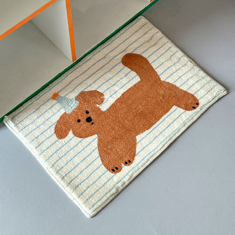 VIKAMA Dachshund Print Bath Ma - Quick Dry Diatomite Bath Mat review and price